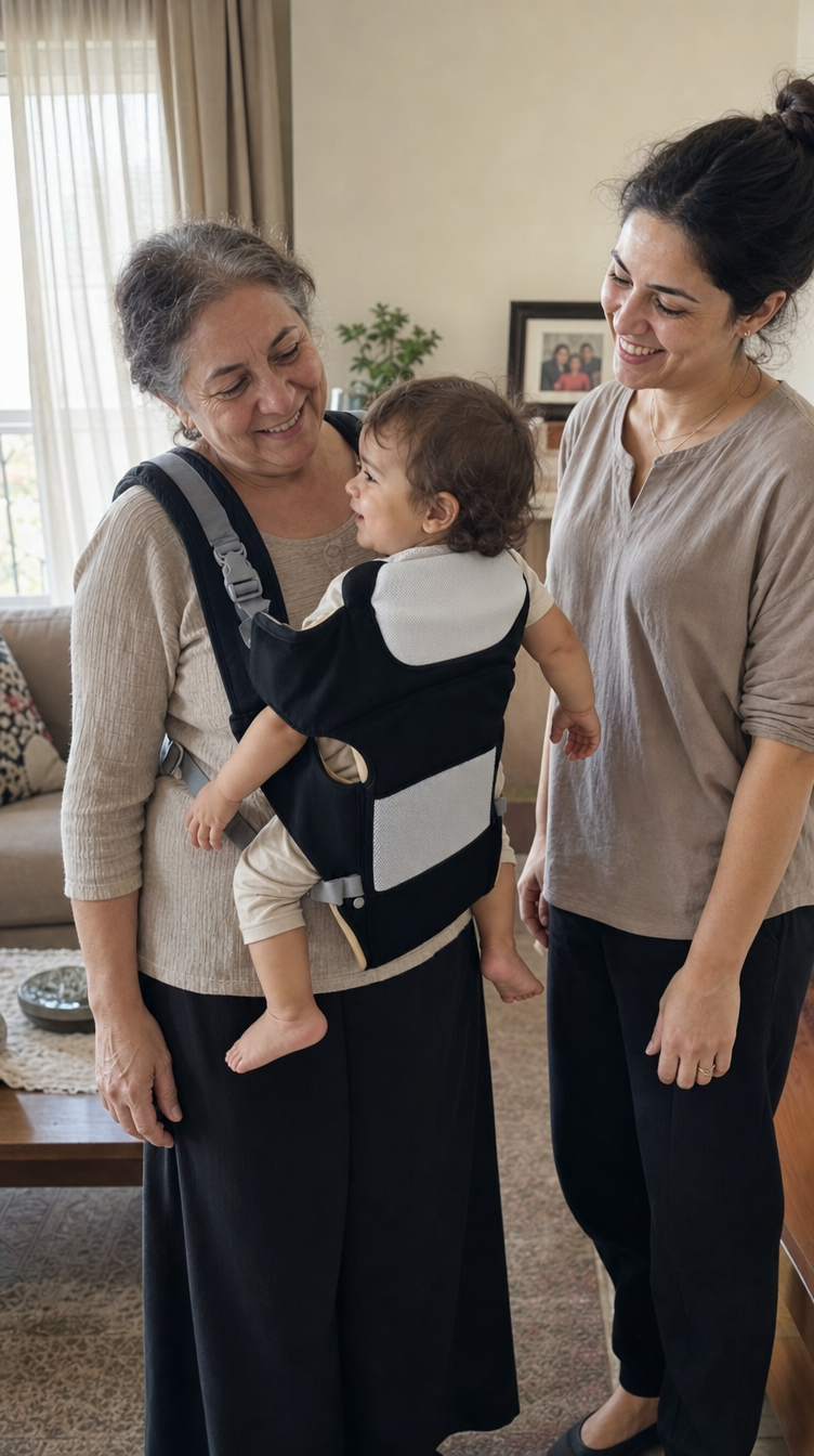 Nasma hip seat in daily life